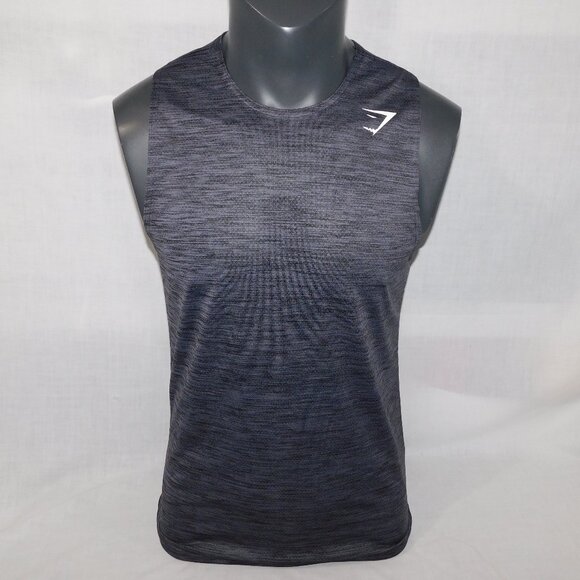 Gymshark Mens S Gray Sleeveless Shirt / Tank Top - Picture 1 of 8